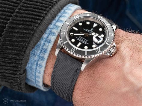 rolex nylon strap|best rolex submariner straps.